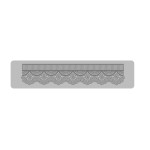 EQ- BAJO RELIEVE PUNTILLAS 30.5x7.5cm COD 102