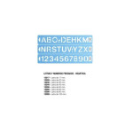 PLANTEC- LETRAS Y NUMEROS PLANTEC 2217 ALT.17MM / 1 PLANT.