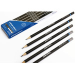 PLANTEC- LAPIZ GRADUACION HEXA TILO SUAVE NEGRO MATE 5B X12