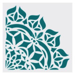 HYN- STENCIL ARTISTICO SERIE 1/4 MANDALAS DIAM.40 (80CM) STMC400 03