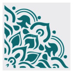 HYN- STENCIL ARTISTICO SERIE 1/4 MANDALAS DIAM.60 (120CM) STMC60 01