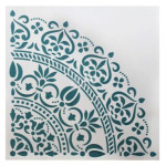 HYN- STENCIL ARTISTICO SERIE 1/4 MANDALAS DIAM.60 (120CM) STMC60 02