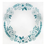 HYN- STENCIL ARTISTICO SERIE CORONAS DIAM.50 STCOR50001