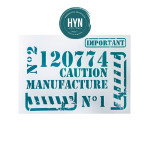 HYN- STENCIL ARTISTICO SERIE A 20 X 30 STA054