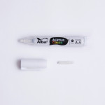 ALBA- MARCADOR  ACRILICO PIGMENTADO TRAZO M (410) BLANCO