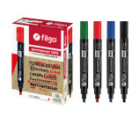 FILGO- MARCADOR PERMANENTE 060 P/B ROJO