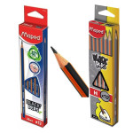 MAPED- LAPIZ GRAFITO ERGONOMICO BLACK PEPS 2B x12 unid.