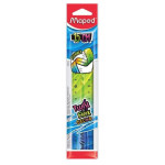 MAPED- REGLA  TWIST & FLEX  ESCOLAR DECORADA 15cm x20uds