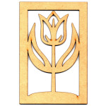 LASER DIX- DECO Y ARTESANIAS COD. 0331 30 FLOR CON MARCO