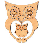 LASER DIX- DECO Y ARTESANIAS COD. 0076 20 BUHOS Y LECHUZAS