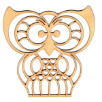 LASER DIX- DECO Y ARTESANIAS COD. 0368 20 BUHOS Y LECHUZAS