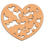 LASER DIX- DECO Y ARTESANIAS COD. 0099 20 CORAZONES