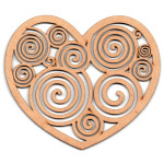LASER DIX- DECO Y ARTESANIAS COD. 0100 30 CORAZONES