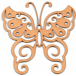 LASER DIX- DECO Y ARTESANIAS COD. 0199  6 MARIPOSAS